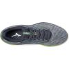 imageMizuno Mens Wave Rider 26 Running ShoeUltimte GreyNeo Lime