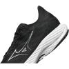 imageMizuno Mens Wave Rider 28 2e Running ShoeBlacksilver
