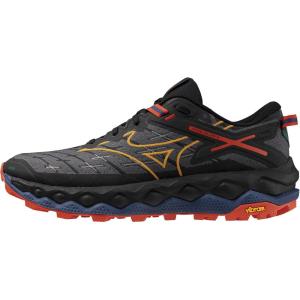 imageMizuno Mens Wave Mujin 10 Running ShoeBlackapricot