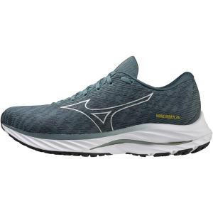 imageMizuno Mens Wave Rider 26 Running ShoeGoblin BlueVaprous Grey