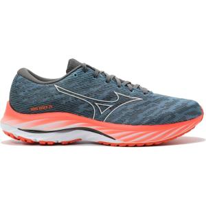 imageMizuno Mens Wave Rider 26 Running ShoeProvincial Blue Nimbus Cloud Soleil