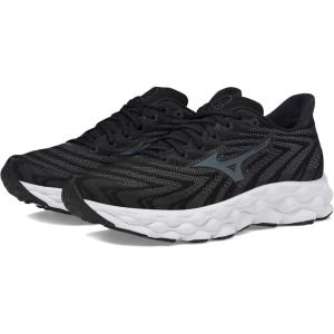 imageMizuno Mens Wave Sky 8 Running ShoeBlackmetallic Grey