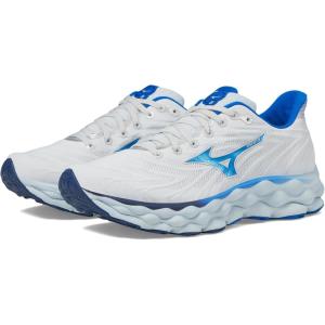 imageMizuno Mens Wave Sky 8 Running ShoePlein Airlaser Blue