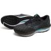 imageMizuno Mens Wave Inspire 19 Running ShoeBlackMetallic Gray