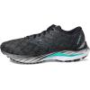 imageMizuno Mens Wave Inspire 19 Running ShoeBlackMetallic Grey