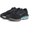 imageMizuno Mens Wave Inspire 19 Running ShoeBlackMetallic Grey