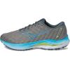 imageMizuno Mens Wave Inspire 19 Running ShoeGhost GreyJet Blue