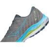 imageMizuno Mens Wave Inspire 19 Running ShoeGhost GreyJet Blue