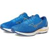 imageMizuno Mens Wave Inspire 19 Running ShoeSnorkel BluePale Marigold