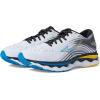 imageMizuno Mens Wave Sky 6 Running ShoeWhiteCyber Yellow