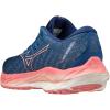 imageMizuno Womens Wave Inspire 19 Running ShoeBlue QuartzPeach Bud