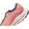 imageMizuno Womens Wave Rider 27 Running ShoeCoral Reefsnow White