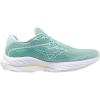 imageMizuno Womens Wave Rider 27 Running ShoeEggshell BlueWhite