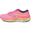 imageMizuno Womens Wave Rider 27 Running ShoeHighvis Pinkombre Blue