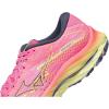 imageMizuno Womens Wave Rider 27 Running ShoeHighvis Pinkombre Blue