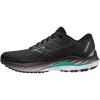 imageMizuno Mens Wave Inspire 19 Running ShoeBlackMetallic Gray