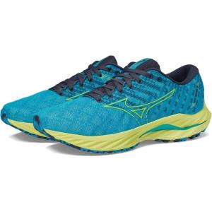 imageMizuno Mens Wave Inspire 19 Running ShoeJet BlueBolt