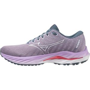 imageMizuno Womens Wave Inspire 19 Running ShoeWisteria White Sun Kissed Coral