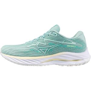 imageMizuno Womens Wave Rider 27 Running ShoeEggshell BlueWhite