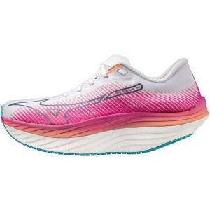 imageMizuno Womens Wave Rebellion Pro Running ShoeWhiteSilver