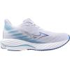 imageMizuno Womens Wave Rider 28 Running ShoeWhitemugen Blue