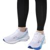 imageMizuno Womens Wave Rider 28 Running ShoeWhitemugen Blue