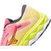 imageMizuno Womens Wave Sky 7 Running ShoeHighvis Pinkombre Blue