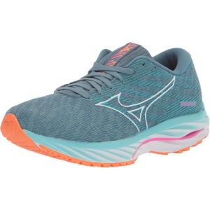 imageMizuno Womens Wave Rider 26 Running ShoeAntigua SandWhite