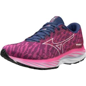 imageMizuno Womens Wave Rider 26 Running ShoeFfuchsia Hblue Innuendo