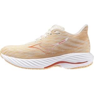 imageMizuno Womens Wave Rider 28 Running ShoePristinespicy Orang