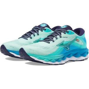 imageMizuno Womens Wave Sky 7 Running ShoeBeveled Glasswhite