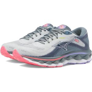 imageMizuno Womens Wave Sky 7 Running ShoePearl Bluewhite