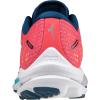 imageMizuno Womens Wave Rider 25 Running ShoeWaveknit  CayennePhlox Pink