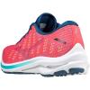 imageMizuno Womens Wave Rider 25 Running ShoeWaveknit  CayennePhlox Pink