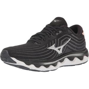 imageMizuno Womens Wave Horizon 6 Running ShoeBlackSilver