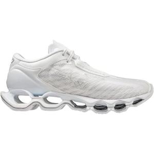 imageMizuno Womens Wave Prophecy 12 Running ShoeWhite Silver