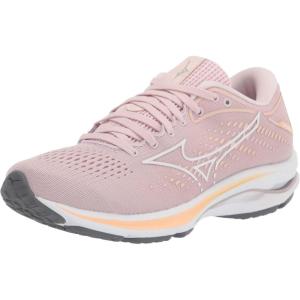 imageMizuno Womens Wave Rider 25 Running ShoePale LilacWhite