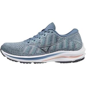 imageMizuno Womens Wave Rider 25 Running ShoeWaveknit  QuarryVapors Grey