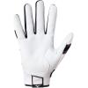 imageMizuno B303 Baseball Batting Gloves  Pair  Adult and Youth  Full Grain Leather Palm  AirMesh Inserts  QuikAdjust Wrist TabWhiteBlack