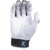 imageMizuno Finch Softball Padded Batting Gloves  Pair  Adult and Youth  Nonslip Palm  Padded ShockPalm  FlexMesh Back  QuikAdjust Wrist TabWhiteCharcoal