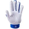 imageMizuno Finch Softball Padded Batting Gloves  Pair  Adult and Youth  Nonslip Palm  Padded ShockPalm  FlexMesh Back  QuikAdjust Wrist TabWhiteRoyal