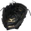 imageMizuno GPM1255 Premier Series Slowpitch Softball Gloves 125quot Left Hand Throw BlackGold Tartan U web