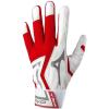 imageMizuno MVP Baseball Batting GlovesWhiteRed