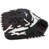 imageMizuno Prospect Finch Youth Softball Glove SeriesWhiteBlackPink Trident Web