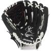 imageMizuno Prospect Finch Youth Softball Glove SeriesWhiteBlackPink Trident Web