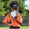 imageMizuno Prospect Finch Youth Softball Glove SeriesWhiteBlackPink Trident Web