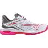 imageMizuno Womens Wave Exceed Tour 6 All Court Tennis ShoeWhiteradiant Red