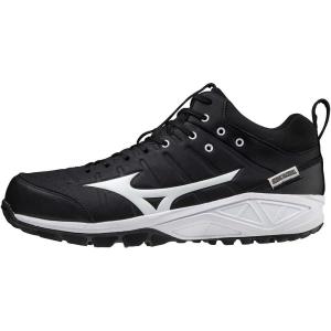 imageMizuno Mens Ambition 2 All Surface Mid Turf ShoeBlackWhite