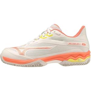 imageMizuno Womens Wave Exceed Light 2 Ac WomenSnwwht Fusncorl Sspring