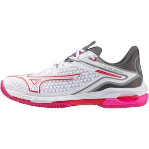 imageMizuno Womens Wave Exceed Tour 6 All Court Tennis ShoeWhiteradiant Red